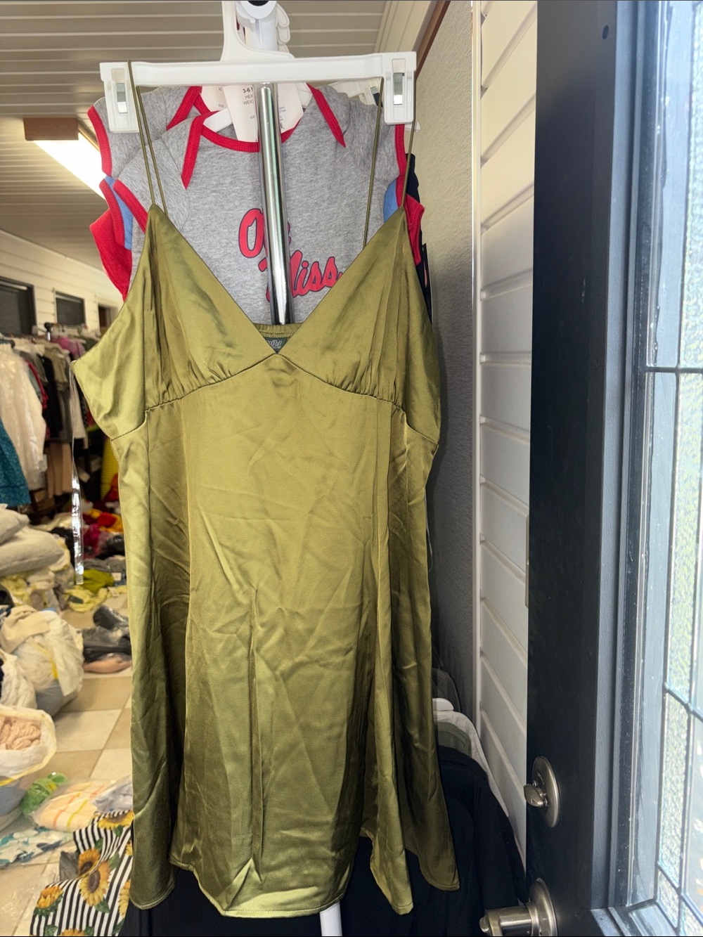 5/$10 Olive green dress